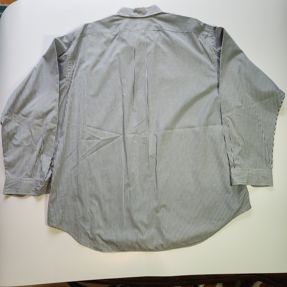 Ralph Lauren Blake Shirt XXL Black White Check Button Down 100% Cotton Pony Logo - Picture 5 of 5